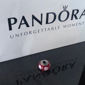 Pandora Red Heart Charm